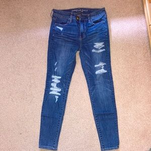 American Eagle ripped jeans
